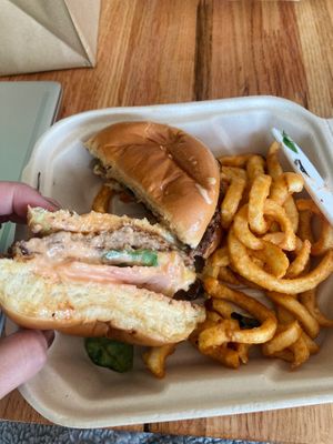 Soul Burger  at Trap Vegan in Detroit