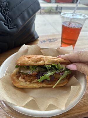 Friday Special ‼️ Chikun Sandwich .  at Trap Vegan in Detroit