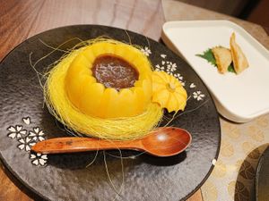 Degustation menu   at Tingxiyuan Vegetarian Life Beauty Tea House in Changsha