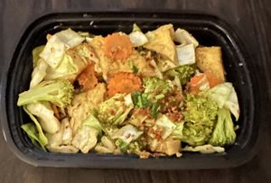 Tod Katiam (Garlic) with Tofu  at Pad Thai in Asheville