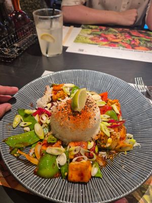 Tofu firecracker curry at Wagamama - Leisure Park in Cambridge