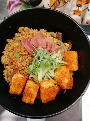 Shich mi tofu at Wagamama in Swansea