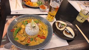 Tofu curry at Wagamama in Swansea