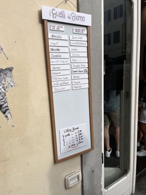   at Gelateria Della Passera in Florence