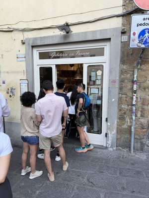   at Gelateria Della Passera in Florence