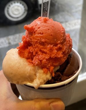   at Gelateria Della Passera in Florence