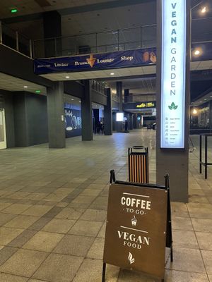 It’s on the ground floor - can’t be missed.   at Vegan Garden Budapest in Budapest