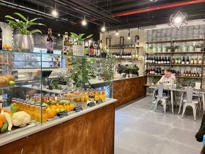 Inside  at Vegan Garden Budapest in Budapest