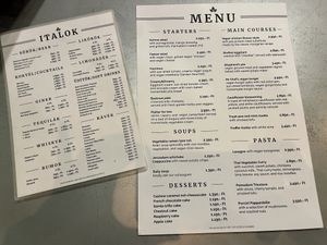 Menus  at Vegan Garden Budapest in Budapest