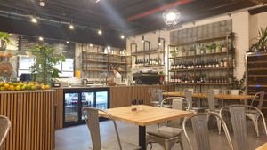 Interior at Vegan Garden Budapest in Budapest