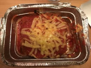 Vegan lasagne- great texture but bland  at Vegan Garden Budapest in Budapest