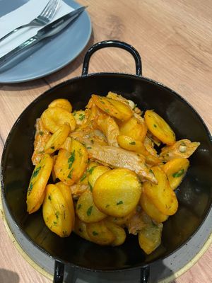 Hungarian dish  at Vegan Garden Budapest in Budapest