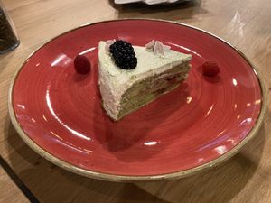 Matcha  at Vegan Garden Budapest in Budapest