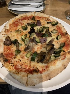 Garden pizza   at Vegan Garden Budapest in Budapest