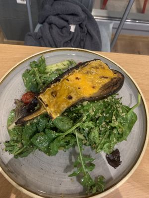 Eggplant entree  at Vegan Garden Budapest in Budapest