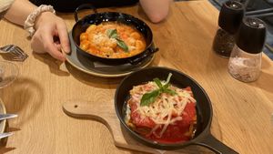 Lasagne & gnocchi   at Vegan Garden Budapest in Budapest