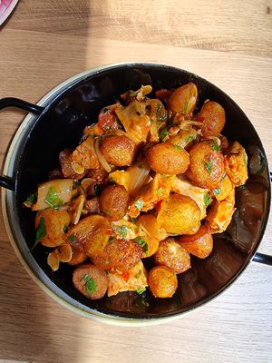 Brasov-style main at Vegan Garden Budapest in Budapest