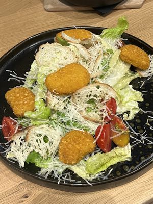 Caesar salad  at Vegan Garden Budapest in Budapest