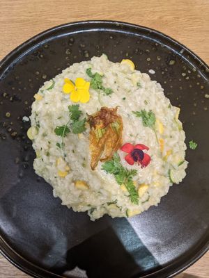 Risotto at Vegan Garden Budapest in Budapest