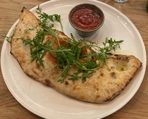 Calzone   at Vegan Garden Budapest in Budapest