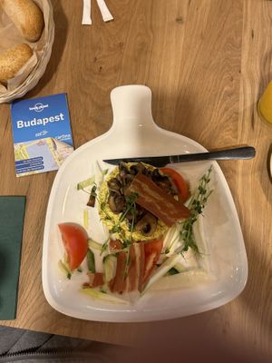 Tipo al breakfast  #Veganuary at Vegan Garden Budapest in Budapest