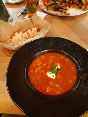 Glulash at Vegan Garden Budapest in Budapest