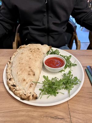 Calzone   at Vegan Garden Budapest in Budapest
