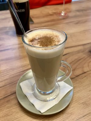 Chai latte   at Vegan Garden Budapest in Budapest