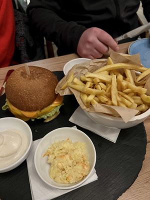 Burger  at Vegan Garden Budapest in Budapest