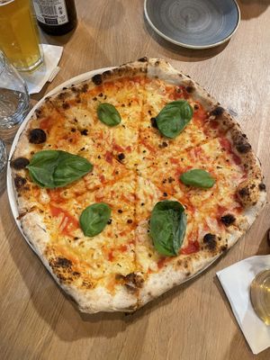 Vegan cheese on the pizza was really great🥰✌🏻  at Vegan Garden Budapest in Budapest