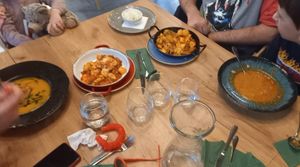 Everything arrived neat and clean, we got the plates a little dirty ourselves😄 at Vegan Garden Budapest in Budapest