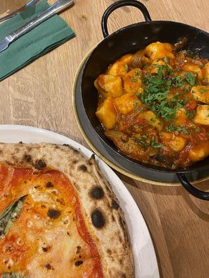 Gnocchi with mushrooms at Vegan Garden Budapest in Budapest