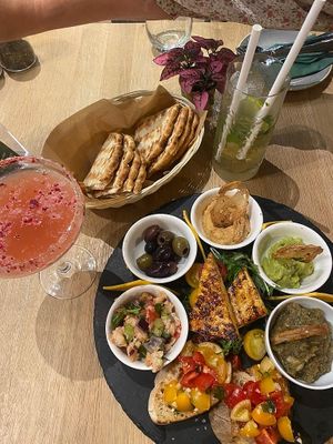 Starter platter at Vegan Garden Budapest in Budapest