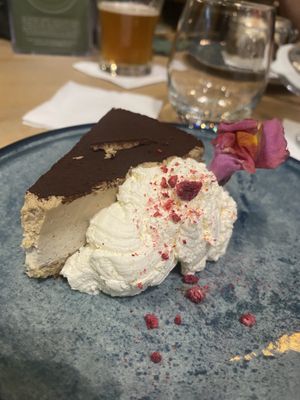 Tiramisu cake   at Vegan Garden Budapest in Budapest