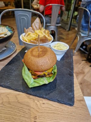 Vegan Garden Burger at Vegan Garden Budapest in Budapest