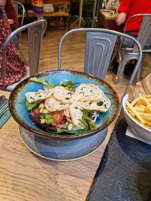 Mediterranean Salad at Vegan Garden Budapest in Budapest