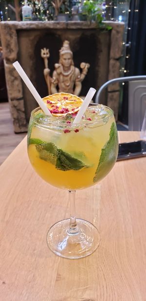 Mocktail at Vegan Garden Budapest in Budapest