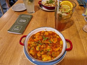 Gnocchi at Vegan Garden Budapest in Budapest