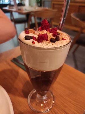 Delicious Hot Chocolate at Vegan Garden Budapest in Budapest