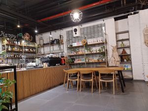 Interior at Vegan Garden Budapest in Budapest