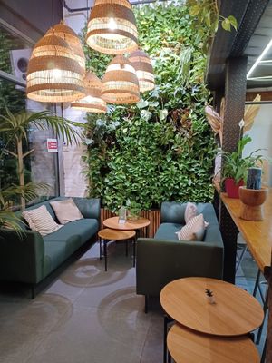 Interior at Vegan Garden Budapest in Budapest