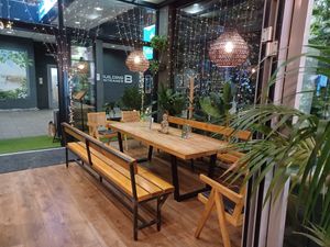 Interior at Vegan Garden Budapest in Budapest