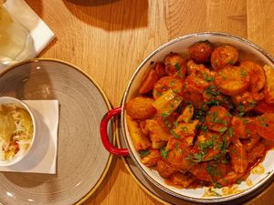 Vegan "roast" at Vegan Garden Budapest in Budapest