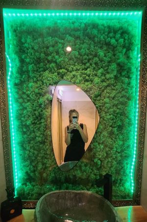 Bathroom at Vegan Garden Budapest in Budapest