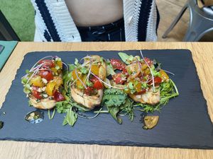Bruschetta   at Vegan Garden Budapest in Budapest