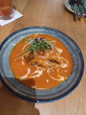 Stuffed pancakes at Vegan Garden Budapest in Budapest