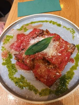 Lasagne at Vegan Garden Budapest in Budapest