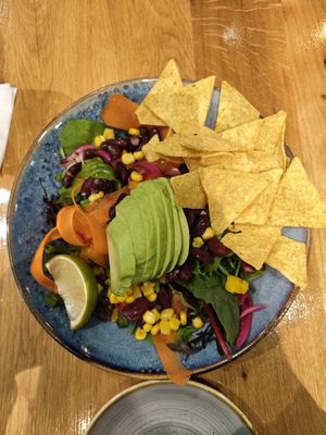 Mexican salad at Vegan Garden Budapest in Budapest