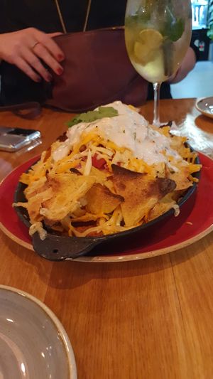 Nachos to die for at Vegan Garden Budapest in Budapest