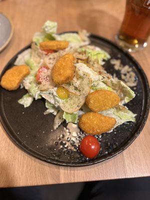 Ceasar salad  at Vegan Garden Budapest in Budapest